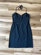 Gap  Women's Adjustable Tie Strap Sleeveless Stretch Dress Black  Size 4