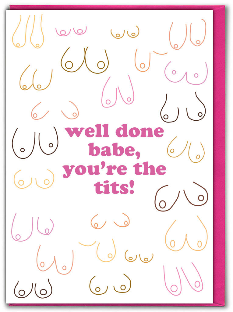 Funny Well Done Babe Greeting Cards Amusing Comedy Humour Hilarious Witty Joke