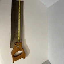 Pennsylvania Saw Corporation No. 79 USA Tempered Spring Steel  Miter Box Saw 14”