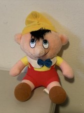 Disney Pinocchio Plush 7" Stuffed Figure 1986 Vintage