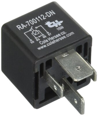 Cole Hersee RA-700112-DN-BX 70A Relay (Form_A 12V Diode Bracket)
