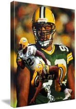 Canvas Art - Reggie White Green Bay Packers, NFL Football, 3 Sizes - Imagekind