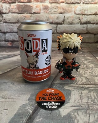 Funko Soda Bakugo Glow In The Dark CHASE 1/2000 My Hero Academia