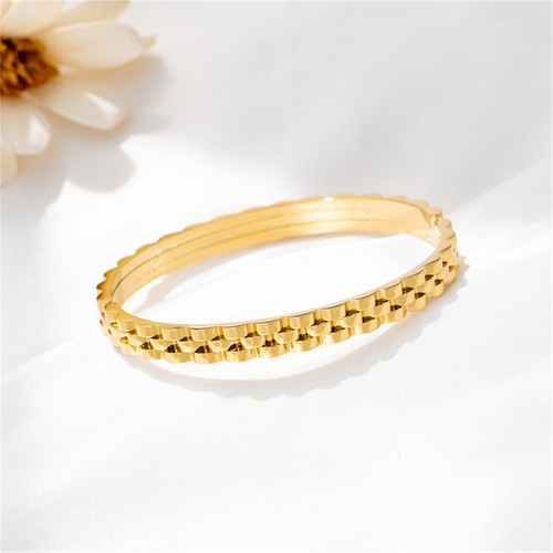 High End Stainless Steel Bracelet Female No Fading Fashion High End Versatile - Picture 3 of 6