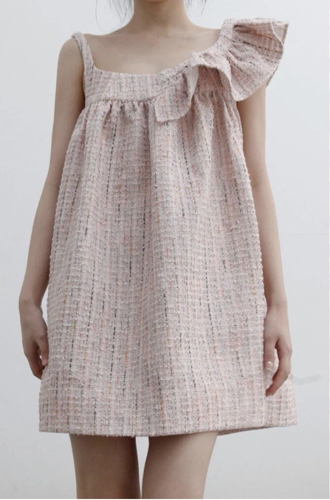 SHUSHU/TONG White Layered Minidress