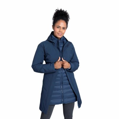 Long Padded Jacket Ladies Coat | eBay