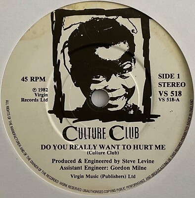 Culture Club - Do You Really Want To Hurt Me - 7  Vinyl Single