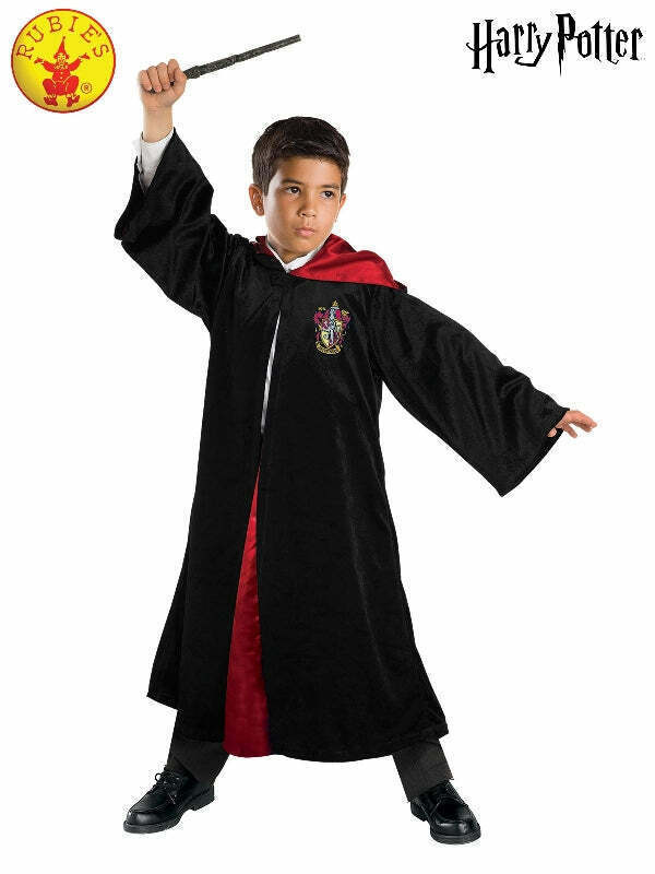 Harry Potter Gryffindor Robe & Wand M 杖 Harry Robe Potters Gryffindors Unisex Halloween Costume Large 10
