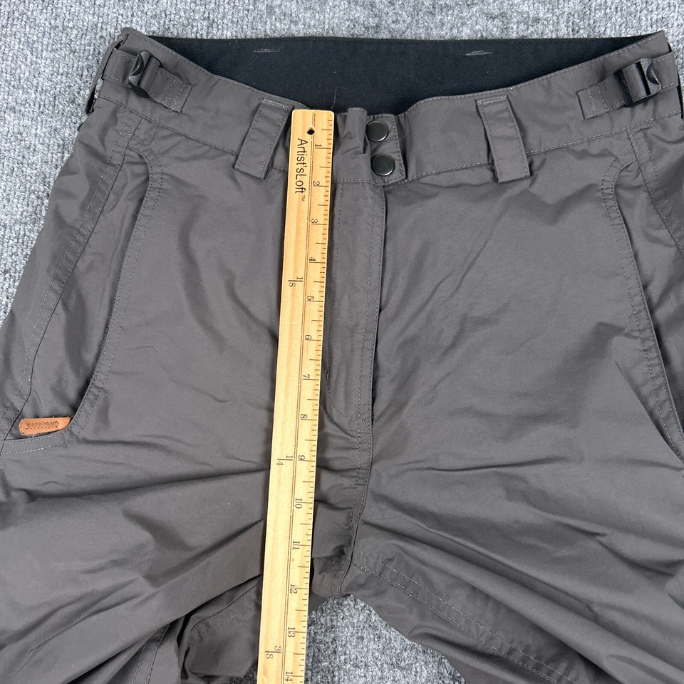 Columbia Pants Adult S Gray Lined Snowboard Convert Pockets Winter Womens - Image 4 of 4