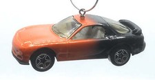 Christmas Ornament for Mazda RX-7 Orange Black