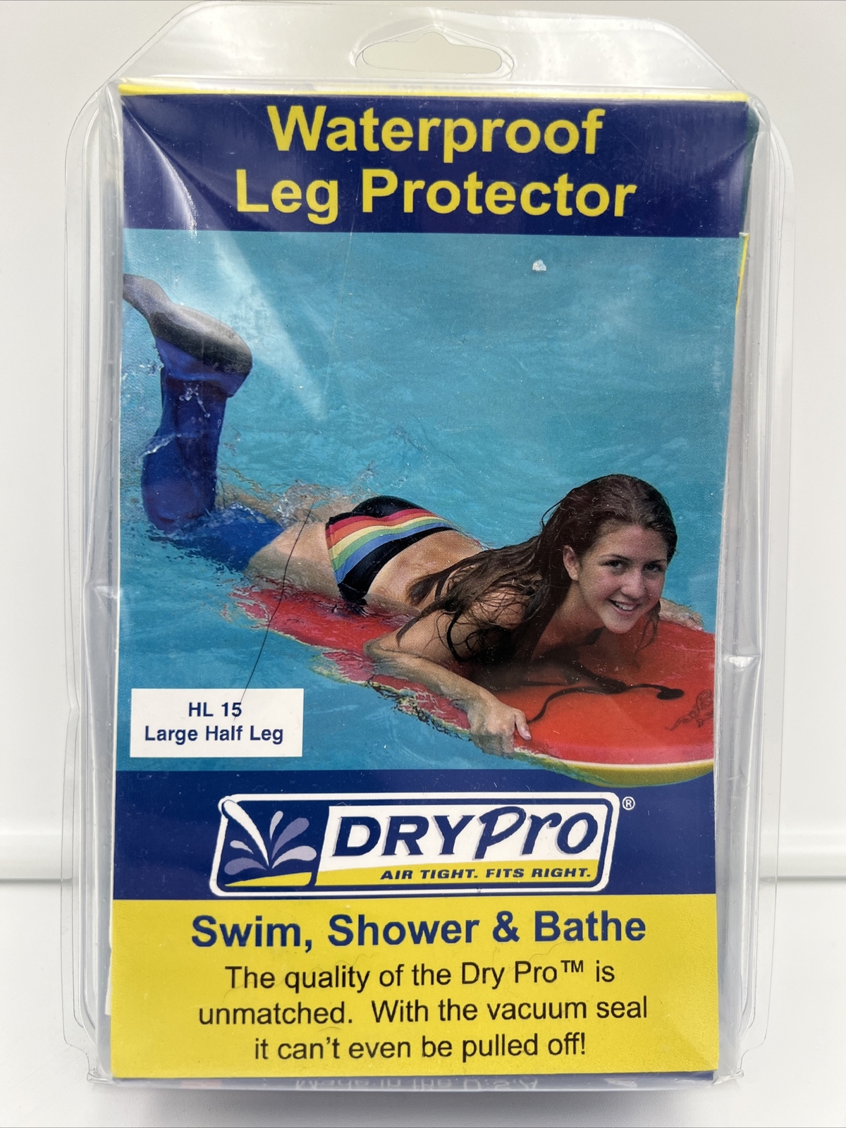 DryPro Waterproof Large Half Leg Protector Vacuum Seal Cast Cover HL 15 USA NEW eBay