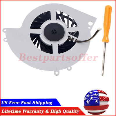 Fits PS4 Internal Cooling Fan Replacement CUH-12XX CUH-1200 1215A Series w/ Tool