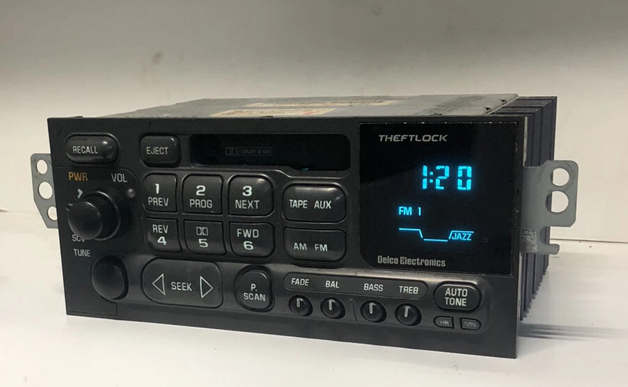 95-00 Chevy S10 Lumina Cavalier Venture Blazer cassette Oem radio Delco 16259771 - Image 3 of 4