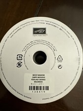 Stampin Up Mossy Meadow Striped Cotton Ribbon