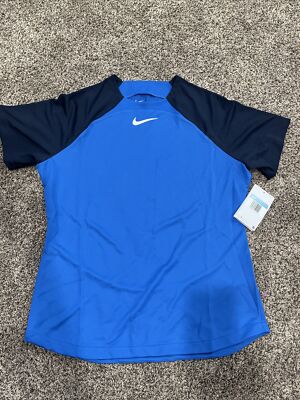Nike Dri-FIT Academy Pro Short Sleeve Soccer Top Women's M Royal Blue  DH9242