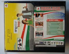 SingStar TOP.IT Playstation PS2 + Microfoni edizione italiana NUOVO da bundle