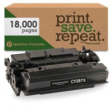Print.Save.Repeat. HP 87X CF287X Compatible Toner Cartridge 18K 