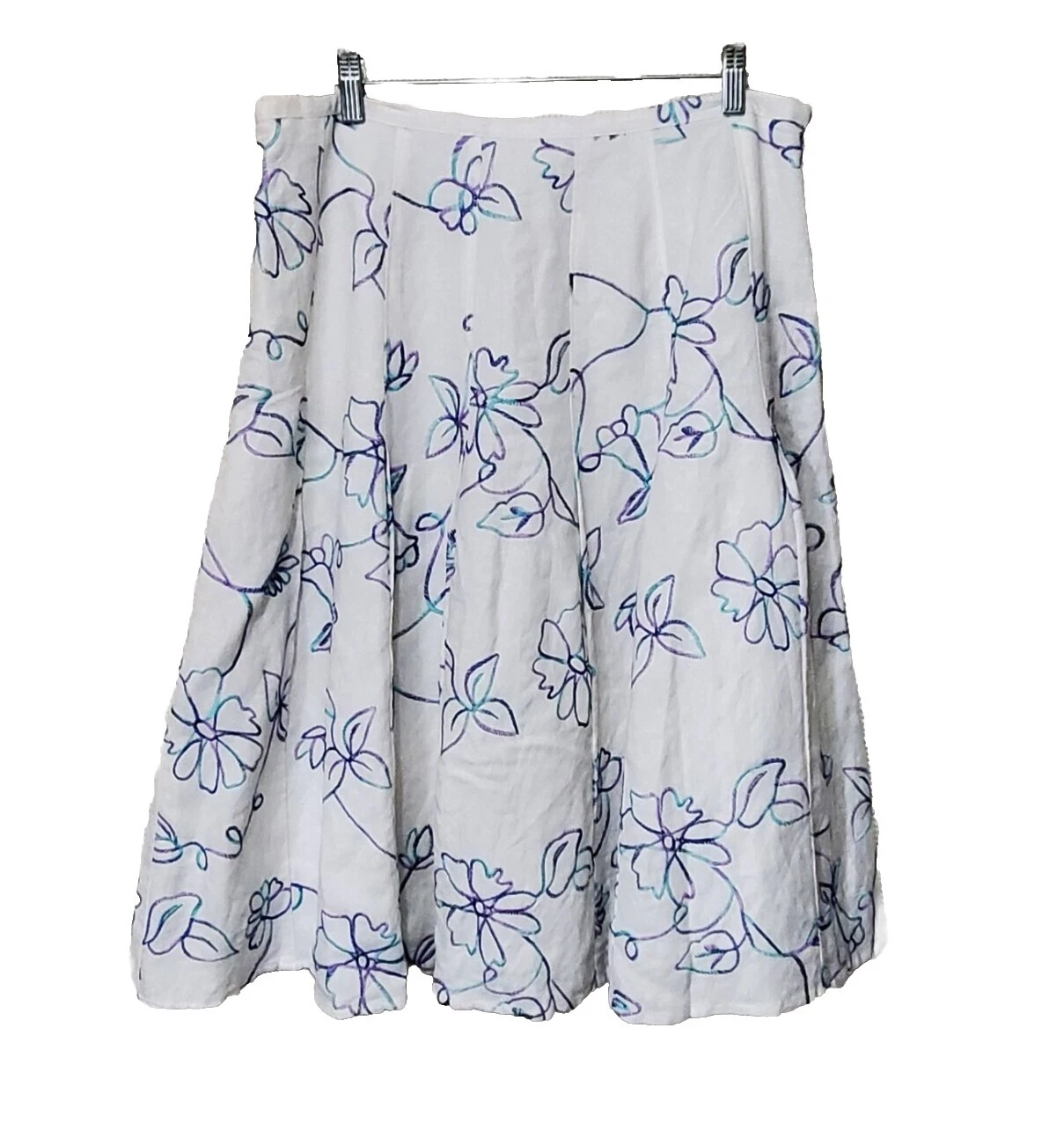 Faldas para mujer Floral Lino Dressbarn