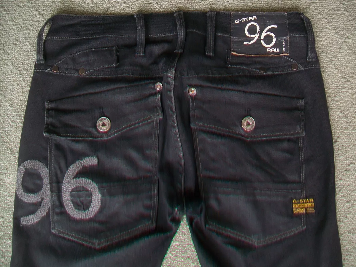 G STAR ELWOOD HERITAGE EMBRO TAPERED WMN STRETCH JEANS WMN SIZE
