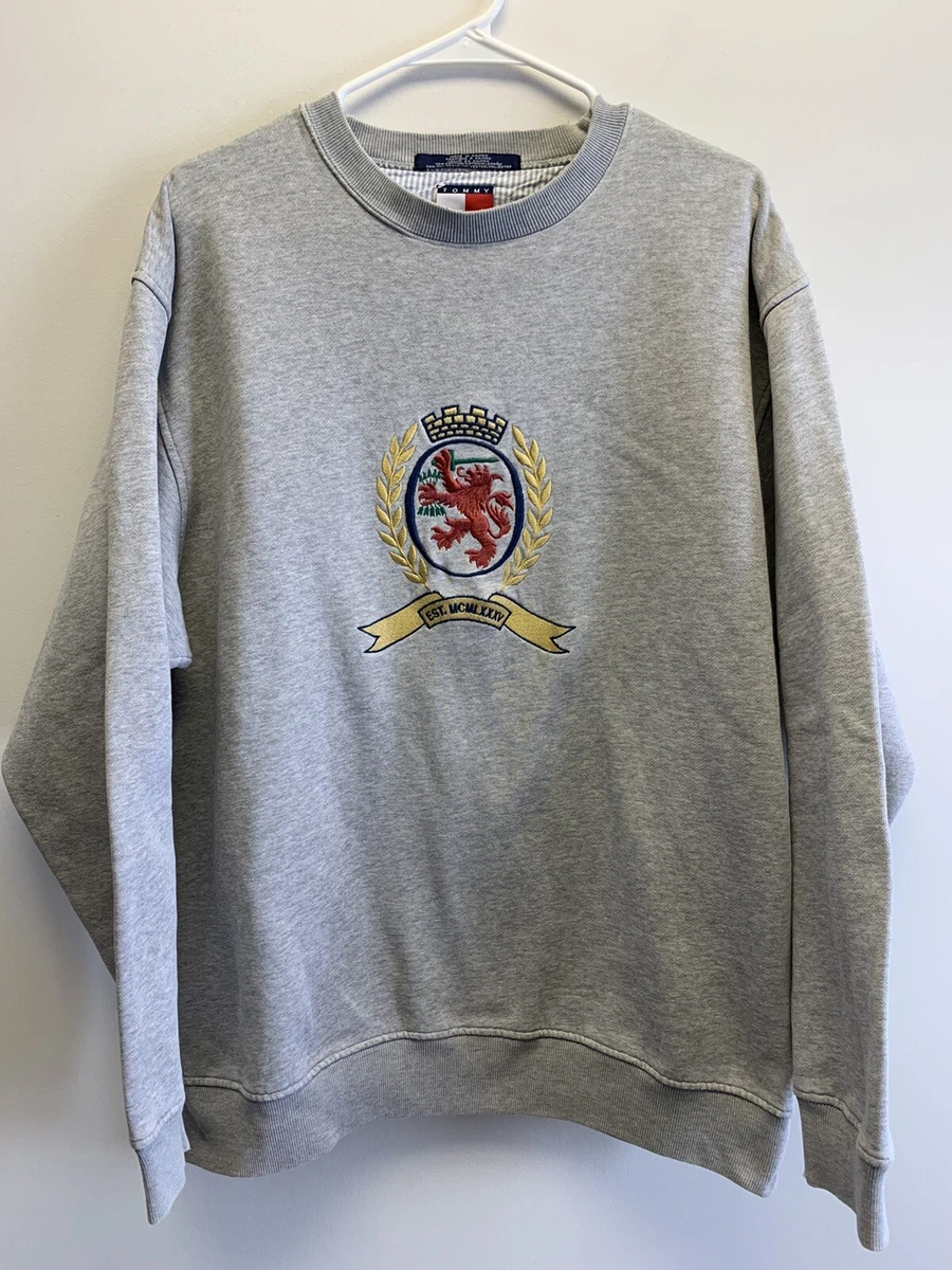 Vintage Tommy Hilfiger Logo Crewneck Sweatshirt 90s eBay