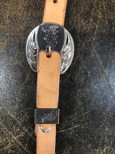 Nuovo Headstall Western orecchio singolo pelle colore chiaro spedizione gratuita negli Stati Uniti HR 1 - Foto 2 di 10