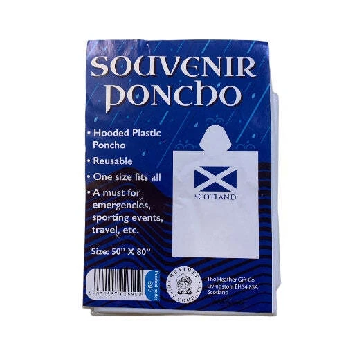 HEATHER GIFT COMPANY Saltire wiederverwendbarer Poncho
