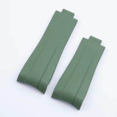 21mm FKM Rubber Watch Band Strap Fits Rolex/Submariner Explorer 216570 41mm