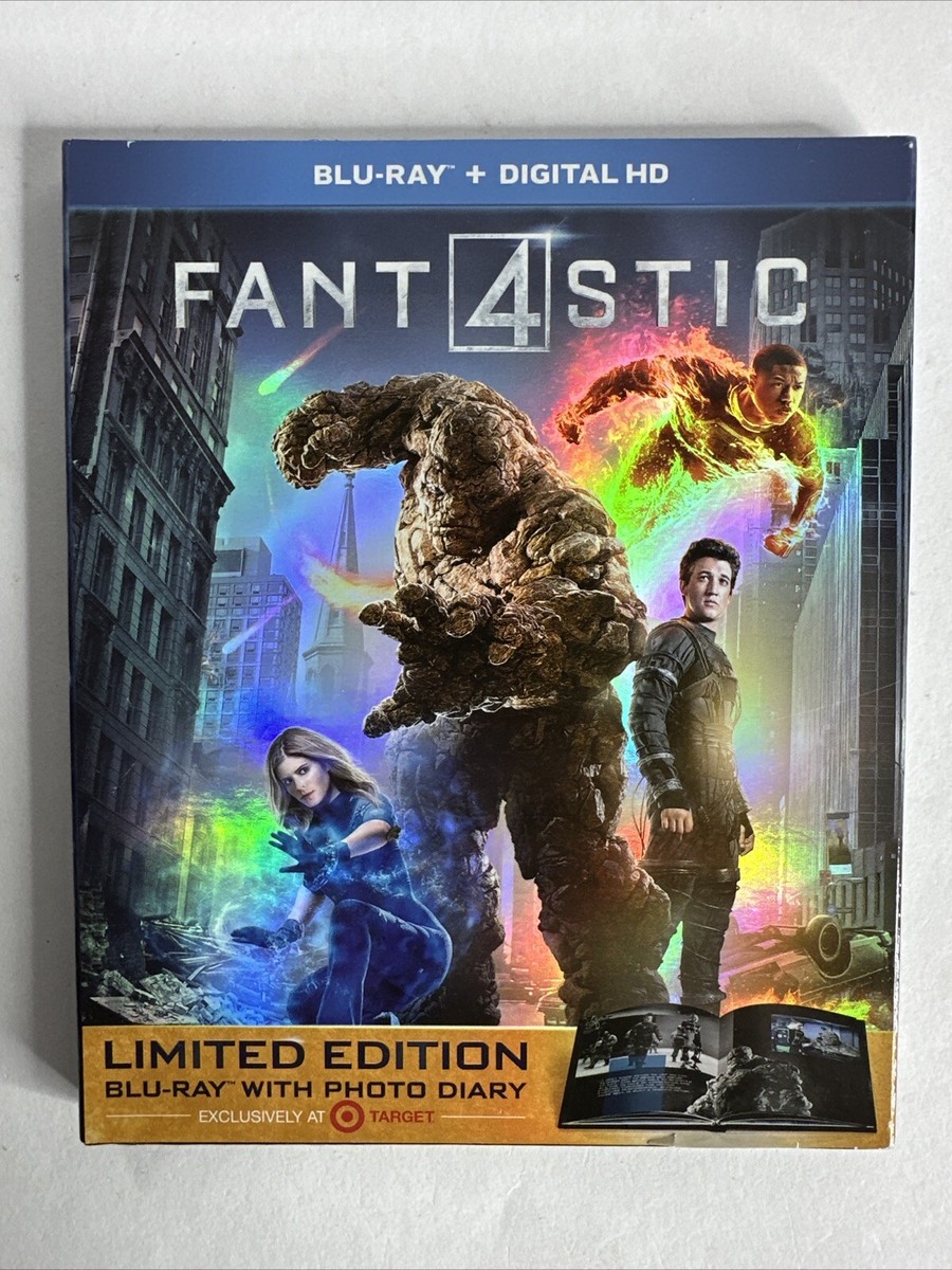 Fantastic 4 (2015) Blu-ray Target Exclusive Limited Edition