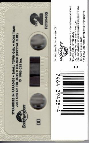 John Cafferty Beaver Brown Band Tough All Over Hard Classic Rock Cassette Tape - Picture 2 of 2