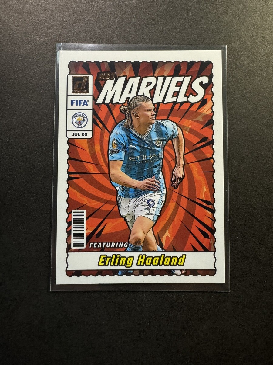 2023-24 Panini Donruss Soccer Erling Haaland Net Marvels #11