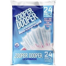 (1) Zooper Dooper Lemonade Ice Blocks 24 Pk Tracked