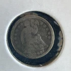 1849 Seated Liberty Silver Half Dime H10C