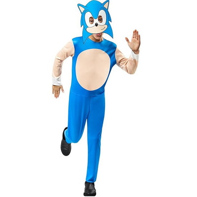 Rubies Faschingskostüm Sonic The Hedgehog Overall mit Maske Gr. 3-4 Jahre