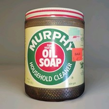 Vintage Murphy Oil Soap Household Cleaner 1990 In 16oz Plastic Container