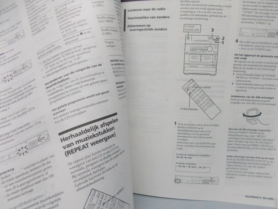 Sony Lbt-N350/Hcd-N350, Hi-Fi Compact Stereo System, Manual, Multi. #K-454-06 - Image 4 of 4