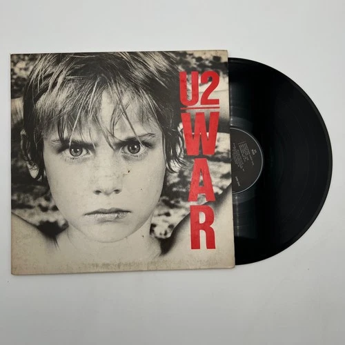 U2 – War Vinyl LP VG+ Island 90067-1 US 1983 First Press Rock Sunday Bloody