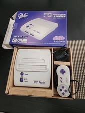 YOBO Gameware FC Twin NES & SNES Game Console, Powers On, Otherwise Untested
