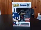 Funko Pop Captain America #481 Vinyl Figure Marvel Collectors Corp Vaulted 2019