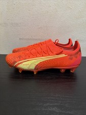 Puma Ultra Ultimate FG/AG  Orange/Red  Soccer Cleats Size 10 MENS 106868-03