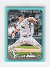 2024 Topps Update #US94 Jordan Leasure Aqua