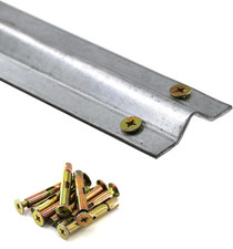 Heavy-Duty V-Track Sliding Gate Kit 18 Ft - Rust-Resistant  Easy Install