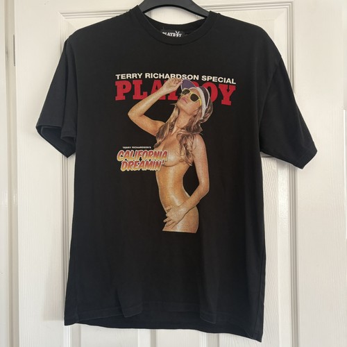 Hysteric Glamour Playboy T-Shirt Black Graphic Terry Richardson