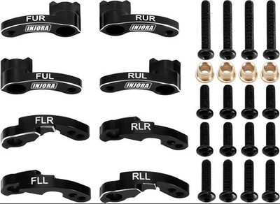 INJORA RC Shock Flex Blades CNC Aluminum Accessories for TRX4M Defender... 