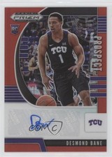 2020 Panini Prizm Draft Picks Prospect Red 41/199 Desmond Bane #PA-DB Auto 2r7