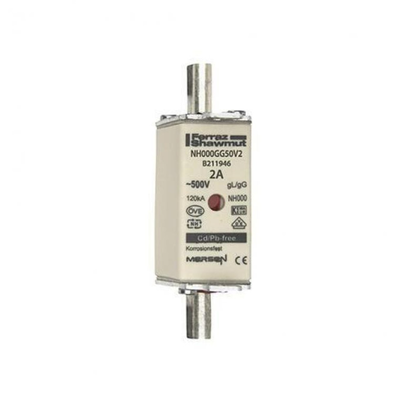 Fuse Block NH 000 (NH00C) 2A 500VAC gG B211946
