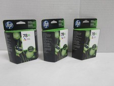 HP 78XL/78 Tri-Color C6578AN C6578DN Ink Cartridge Expired LOT OF 9 NEW