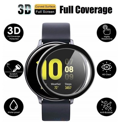Samsung Galaxy Watch Active2 Displayschutz Protector 3D Panzerfolie 40mm - 44mm