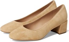 COLE HAAN Goto Shayla Block Heel Pump Women's Size US 9.5 B - Tuscan Sand