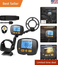 Treasure Hunting Made Easy: Professional Metal Detector with Carry Bag Shovel