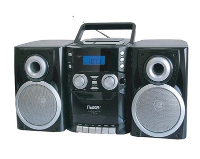 NAXA~NPB-426 Portable CD Player AM/FM Stereo Radio, Cassette Player/Recorder